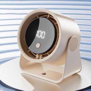 Ventilateur électrique de bureau  avec affichage numérique